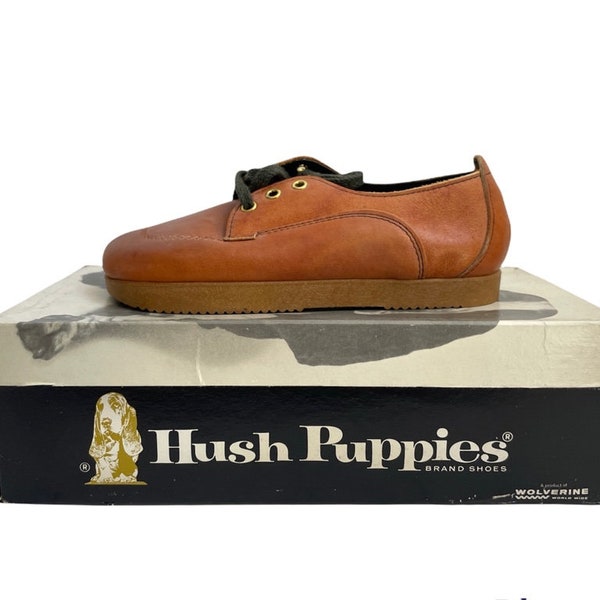 kids vintage hush puppies shoes big kids size 2 deadstock NIB 90s