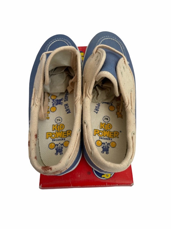 vintage kid power schooner boat shoes youth size … - image 6