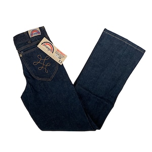Vintage Wrangler Diamondback Boot Flare Jeans storlek 26x30 Deadstock NWT 70-talsbyxor tillverkade i USA bild 1