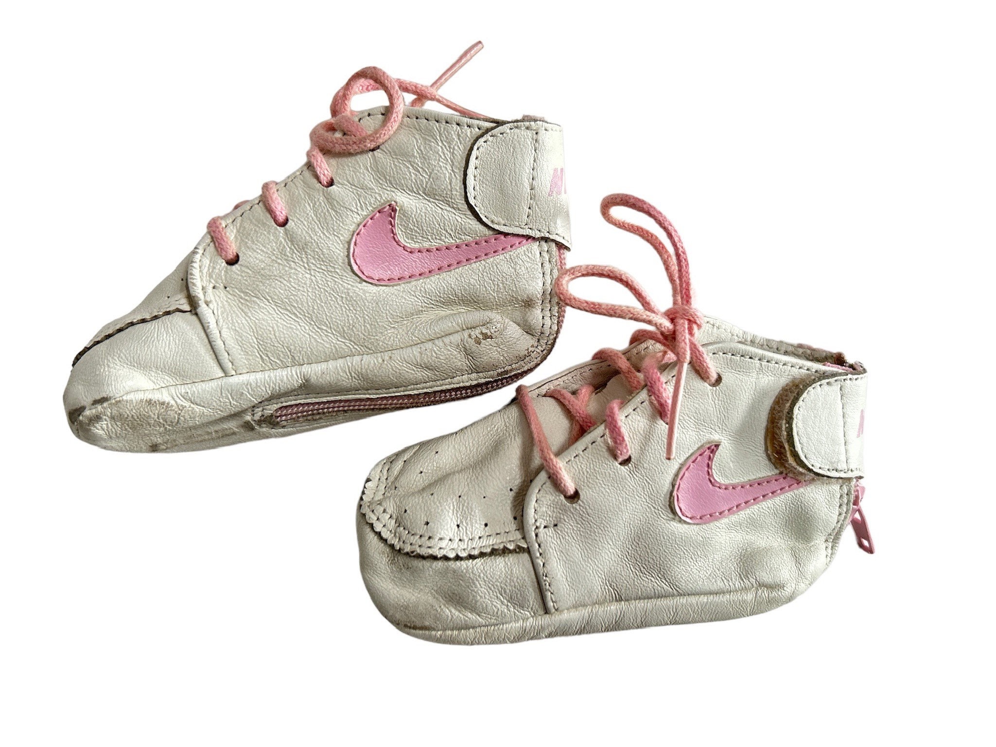 geur de wind is sterk Zogenaamd Vintage Nike Leather Baby Shoes Booties Size 1C Newborn 80s - Etsy