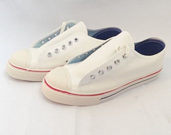 Vintage 70s Kids Sneakers Shoes Akron Tennis Shoes Big Kids Vintage 70s Kids Sneakers Shoes Akron Tennis Shoes Big Kids