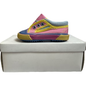 vintage sunsports sneakers shoes youth little kids size 5 deadstock NIB 80s