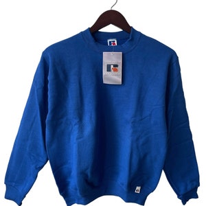 vintage russell athletic crewneck sweatshirt youth size medium deadstock NWT made in USA