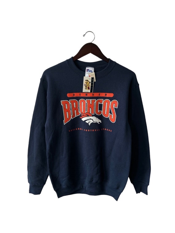 Vintage Denver Broncos Sweatshirt Youth Size XL Deadstock NWT 90s