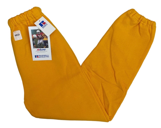 vintage russell athletic sweatpants youth size medium deadstock NWT 90s made USA