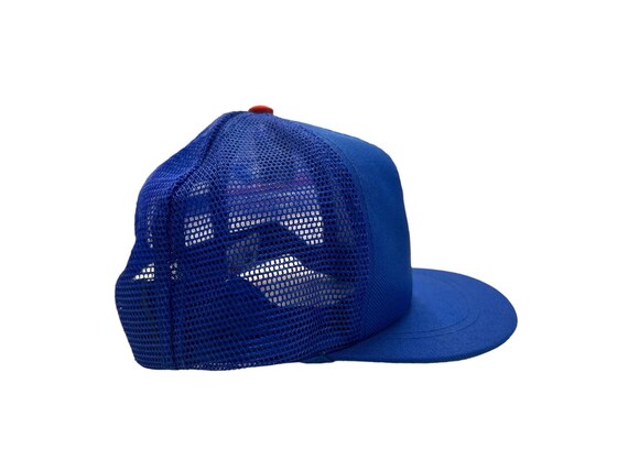 vintage chicago cubs mesh trucker snapback hat yo… - image 5