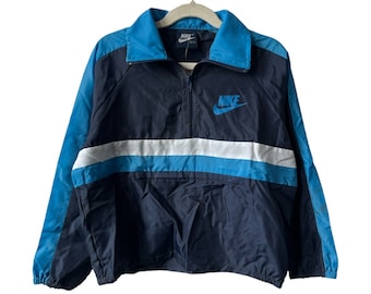 vintage nike windbreaker jacket youth size 8 small deadstock NWT 80s