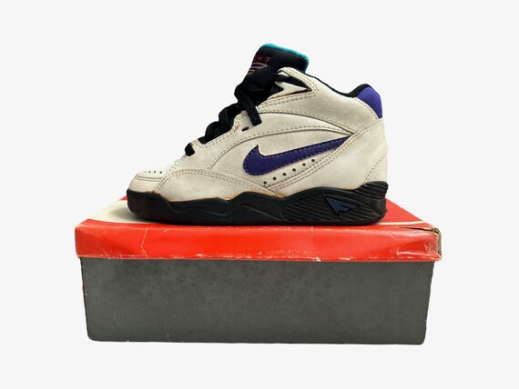 vintage nike air sonic flight mid sneakers shoes … - image 1