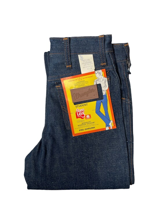 Vintage Wrangler Dark Wash Flare Jeans Size 26x30 Deadstock Vintage Wrangler Dark Wash Flare Jeans Size 26x30 Deadstock