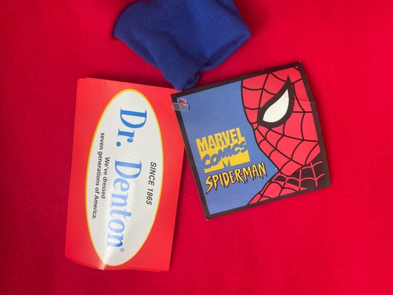 Vintage Spiderman One piece Zip up Pajamas Youth Size 8 Deadstock NWT 1996 Dr. Denton Marvel Comics Etsy Canada