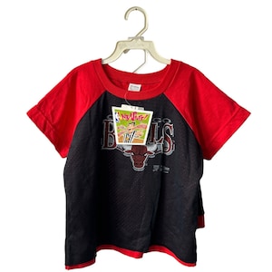 vintage chicago bulls t-shirt short set youth boys size 7 NWT deadstock 90s made in USA