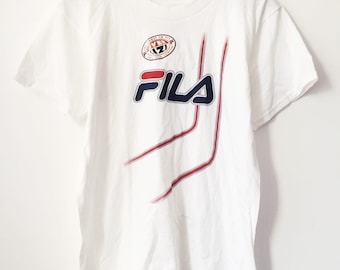 vintage FILA pila II camisa niños tamaño grande