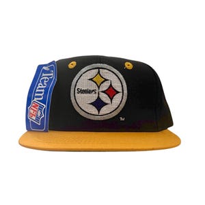 vintage pittsburgh steelers snapback hat cap youth kids OSFA deadstock NWT 90s