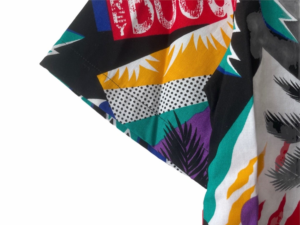 Vintage Morey Boogie Hawaiian Shirt Youth Size Medium 12-14