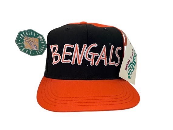 ヴィンテージ Cincinnati Bengals ロゴ 7 キャップ 帽子 Vintage American Needle Skribbles Cincinnati Bengals Snapback Hat