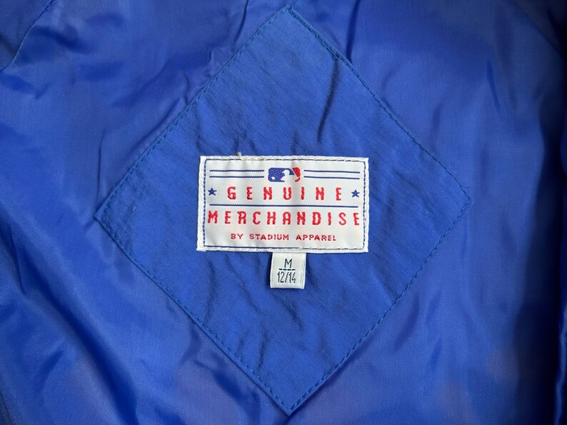vintage detroit tigers windbreaker jacket youth size medium 12-14 deadstock NWT 90s image 5