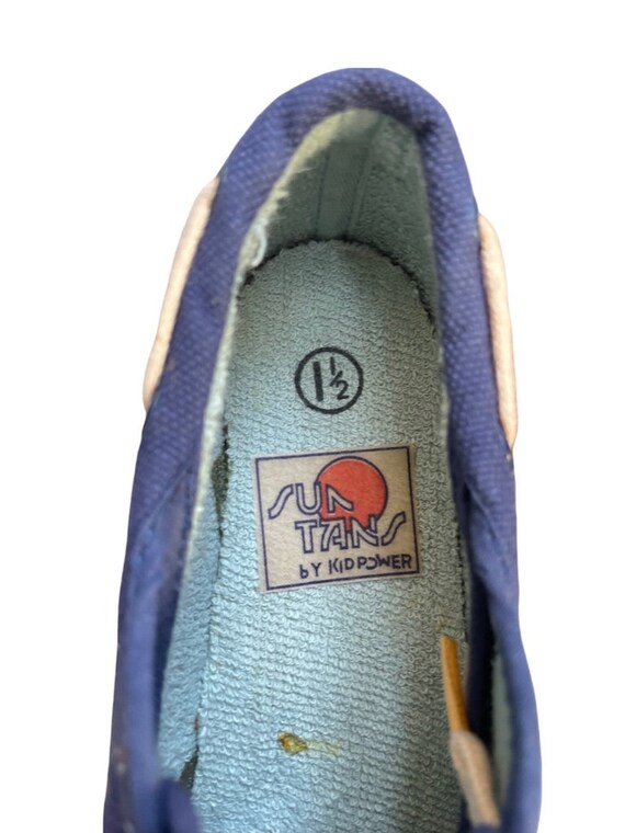 vintage kid power portsider boat shoes youth size… - image 6