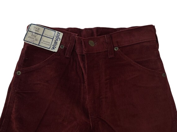 vintage wrangler corduroy straight leg pants stud… - image 6