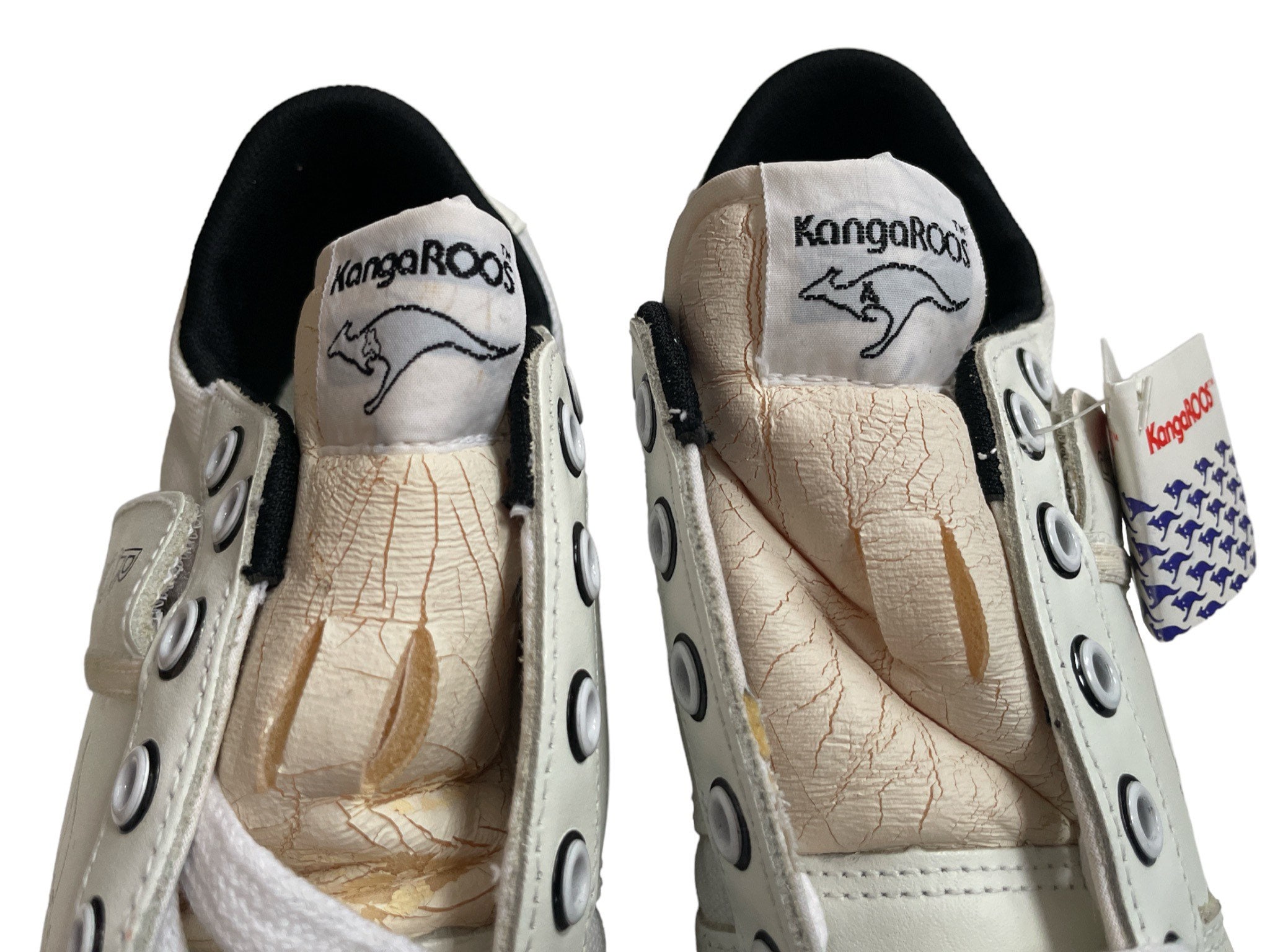 Vintage Roos Swish Sneakers Big Kids Size 4.5 Deadstock NIB 