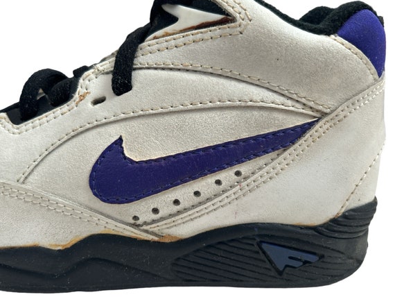 vintage nike air sonic flight mid sneakers shoes … - image 2