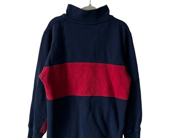 Vintage Polo Sport by Ralph Lauren 1/4 Zip Sweatshirt Jacket Youth