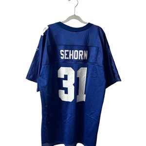 vintage reebok jason sehorn new york giants jersey youth size XL deadstock NWT 2000s
