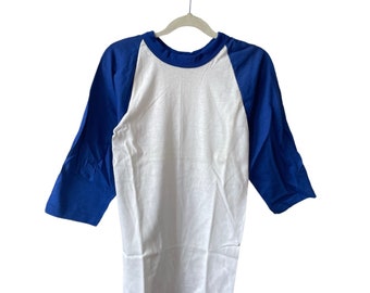 vintage russell camiseta atlética de béisbol tamaño juvenil pequeño deadstock NOS 90s