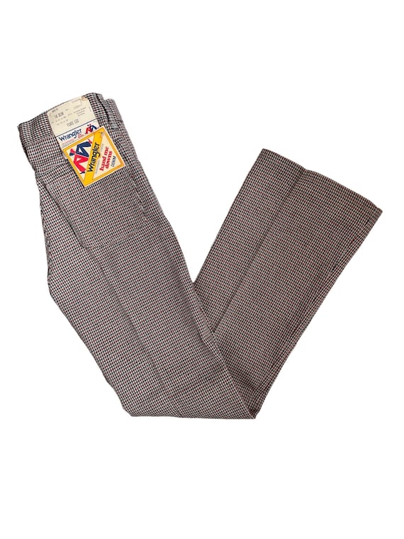 vintage wrangler flare leg pants jeans boys size … - image 1