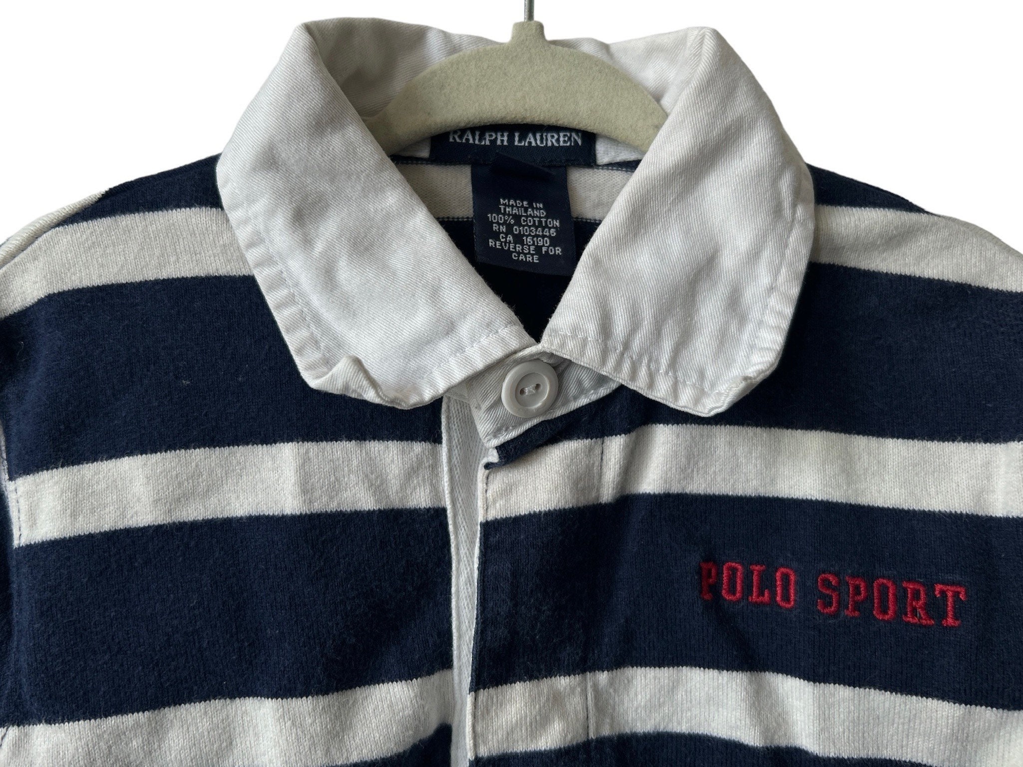 Vintage Polo Sport by Ralph Lauren Rugby Shirt Youth Little