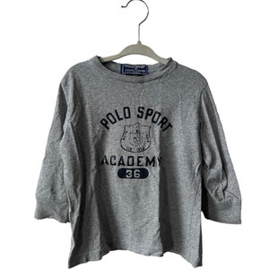 vintage polo sport by ralph lauren long sleeve t-shirt toddler boys size 3T 90s