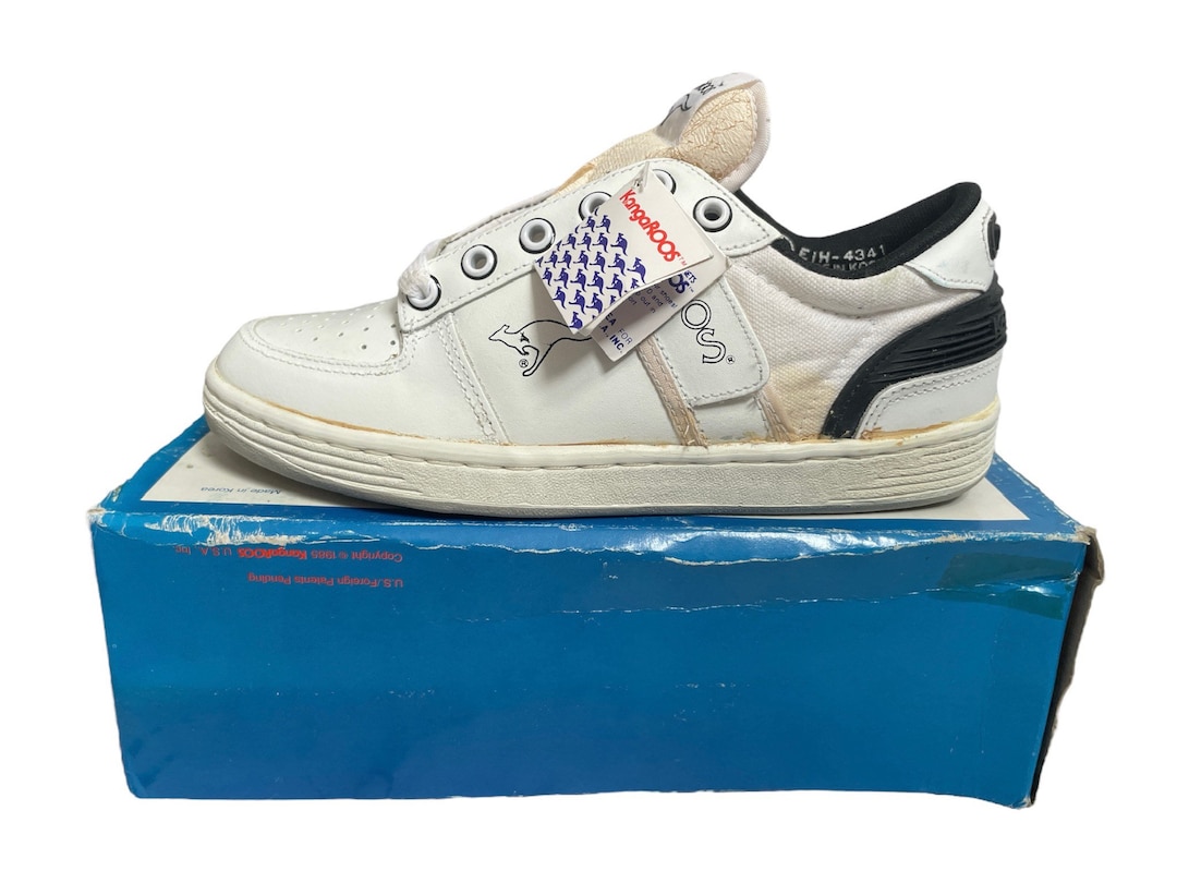 Vintage Roos Swish Sneakers Big Kids Size 5 Deadstock NIB