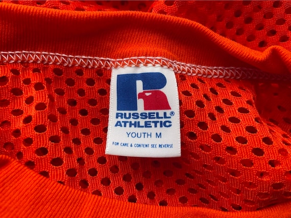 Vintage Russell Athletic Mesh Shimmel Half Top Shirt Youth