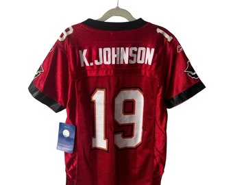 vintage keyshawn johnson tampa bay buccaneers jersey youth size small deadstock NWT 00s