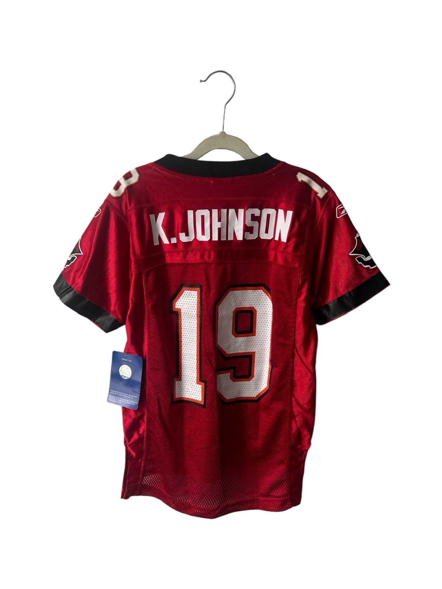 Vintage Keyshawn Johnson Tampa Bay Buccaneers Jersey Youth Size 