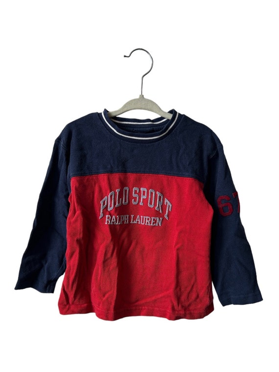 vintage polo sport by ralph lauren long sleeve t-… - image 1