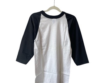 vintage russell camiseta atlética de béisbol tamaño juvenil pequeño deadstock NOS 90s