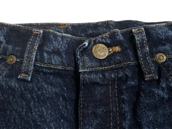 vintage lee riders glacier wash tapered jeans siz… - image 8