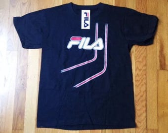 vintage FILA stack II shirt youth size large