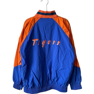 vintage detroit tigers windbreaker jacket youth size medium 12-14 deadstock NWT 90s image 8