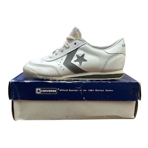 vintage converse sneakers youth big kids size 1.5 deadstock 80s NIB