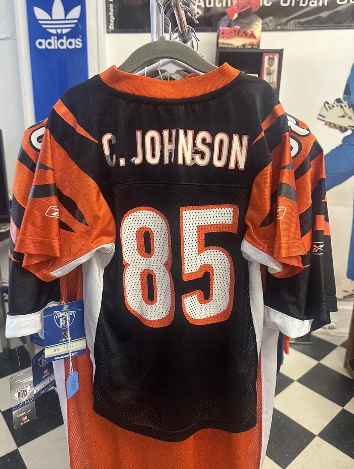 Vintage Chad Johnson Cincinnati Bengals Reebok Jersey Youth Kids Medium 5 6 Deadstock NWT Etsy