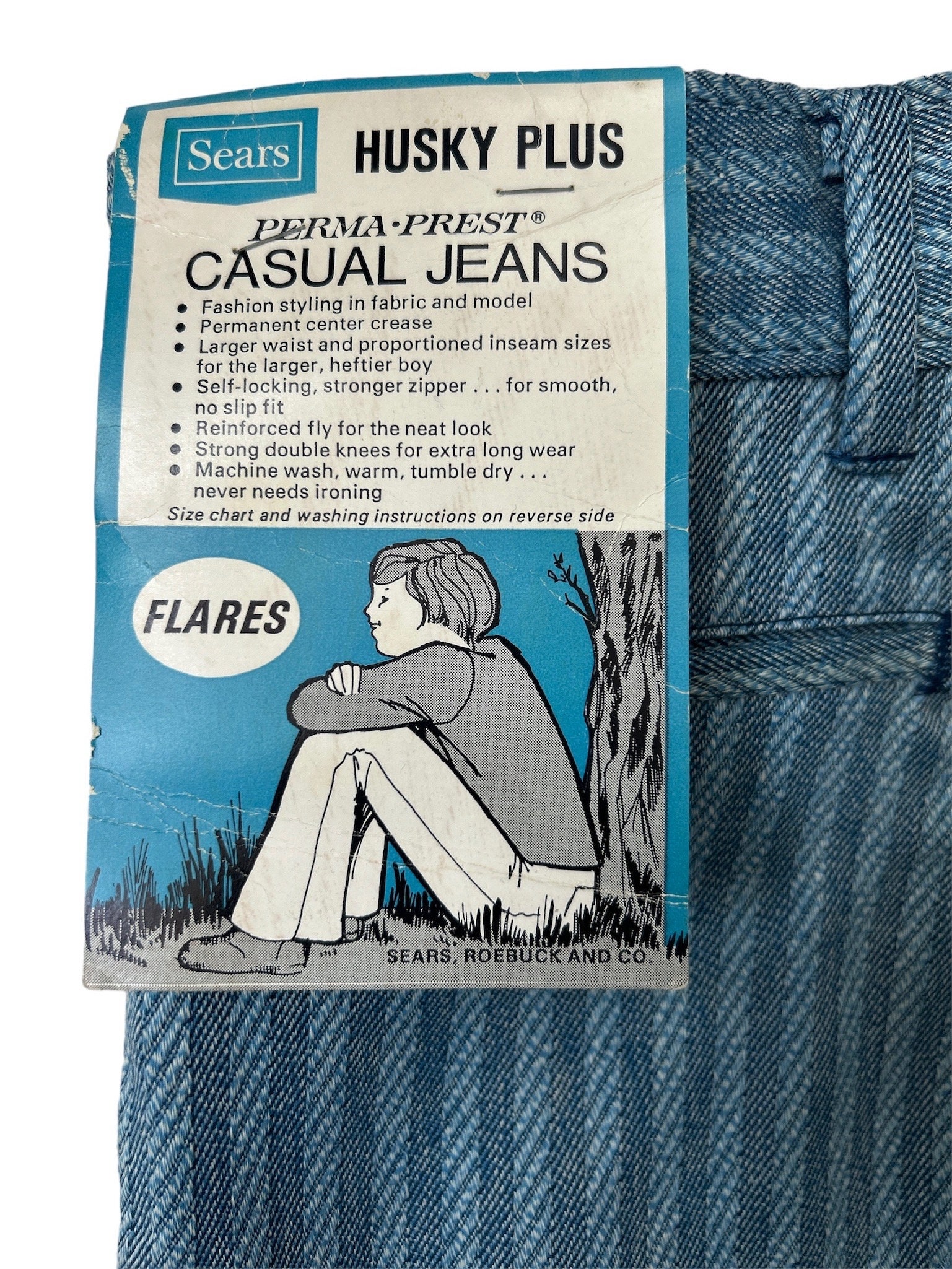 Vintage Sears Perma Prest Pants Boys Size 29x24 Deadstock Vintage Sears Perma Prest Pants Boys Size 29x24 Deadstock