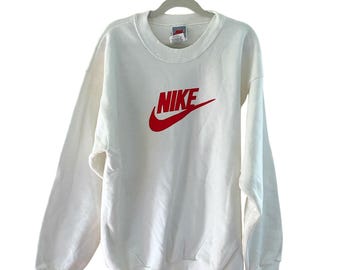 vintage nike sweatshirt youth kids size large 14/16 80s made in USA GUC