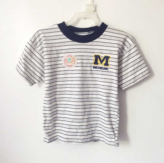 vintage university of michigan wolverines shirt /… - image 1