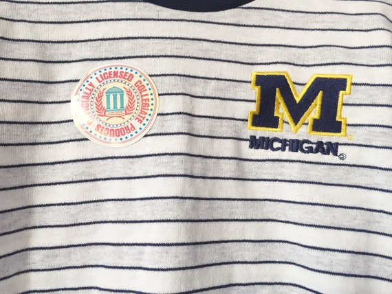 vintage university of michigan wolverines shirt /… - image 2