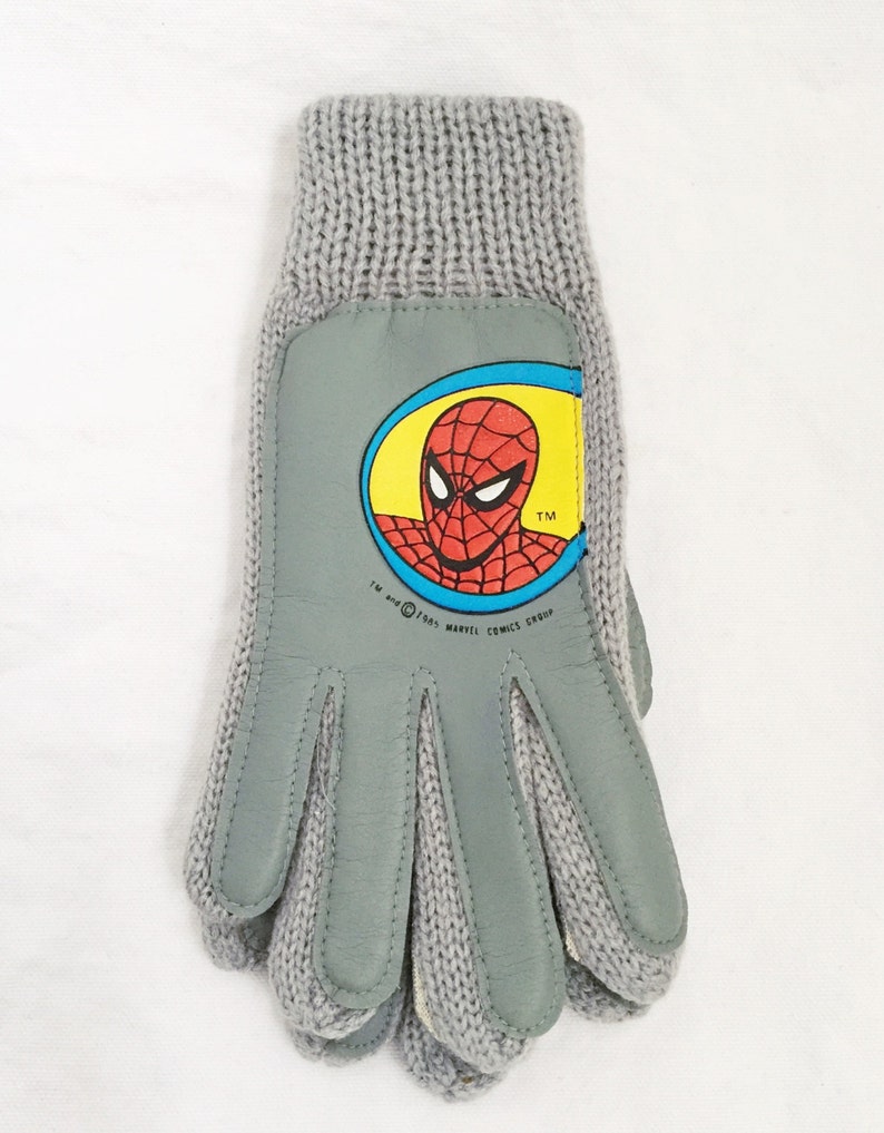 Kids spiderman winter gloves boys OSFA Etsy