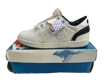 vintage roos swish sneakers big kids size 6 deadstock NIB kangaroos 80s shoes