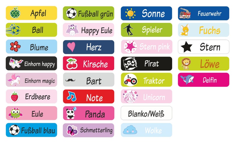 50 Personalized Iron-On Labels Laundry Labels image 2