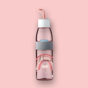 BENTO BOX Take A Break lunch box Ellipse drinking bottle for carbonated drinks Nordic pink rainbow butterfly cereal cup image 7