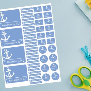 Name stickers, booklet stickers, sticker sheet anchor image 1